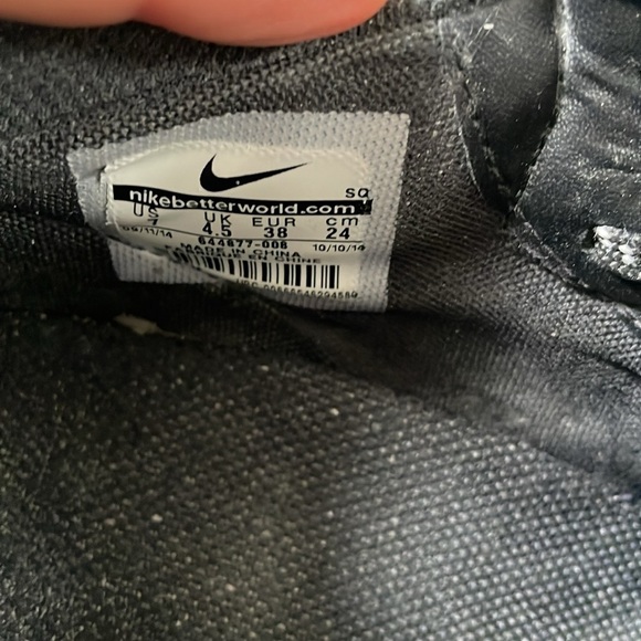 Nike womens Dunk Sky High Essential sneaker US7 Black Wedge Shoes - Picture 10 of 10